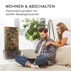 River Crossing Gartenbrunnen In/Outdoor 6W Pumpe 10m Kabel Verzinkt -Gartenmöbel 10032260 de 0005 logo