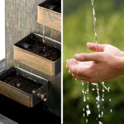 River Crossing Gartenbrunnen In/Outdoor 6W Pumpe 10m Kabel Verzinkt -Gartenmöbel 10032260 yy 0004 ambient