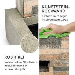 Watergate Gartenbrunnen In/Outdoor 15W Pumpe 10m Kabel Verzinkt -Gartenmöbel 10032262 de 0005 logo