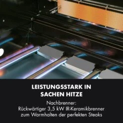 Tomahawk 4.2 SBG Gasgrill 6 Brenner 20,7 KW 64x42cm Grill Edelstahl -Gartenmöbel 10032308 de 0005 logo