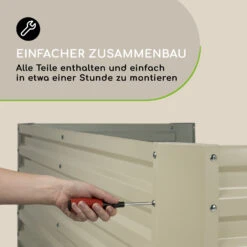 High Grow Straight Hochbeet 180x60x90cm 970l Stahl Verzinkt Silber 13 High Grow Straight Hochbeet 180x60x90cm 970l Stahl Verzinkt Silber -Gartenmöbel 10032316 de 0004 logo