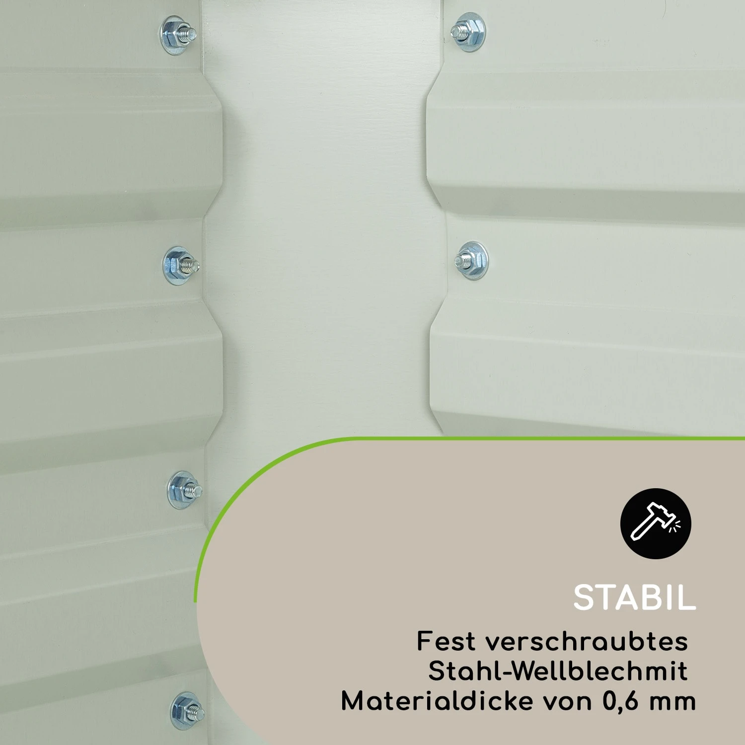 High Grow Straight Hochbeet 180x60x90cm 970l Stahl Verzinkt Silber 9 High Grow Straight Hochbeet 180x60x90cm 970l Stahl Verzinkt Silber – Bild 9