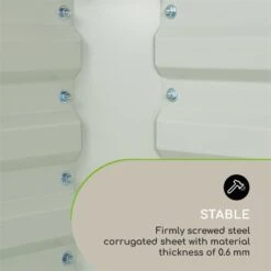 High Grow Straight Hochbeet 180x60x90cm 970l Stahl Verzinkt Beige 18 High Grow Straight Hochbeet 180x60x90cm 970l Stahl Verzinkt Beige -Gartenmöbel 10032317 yy 0009 logo Blumfeldt High Grow Straight Hochbeet 180x60x90cm