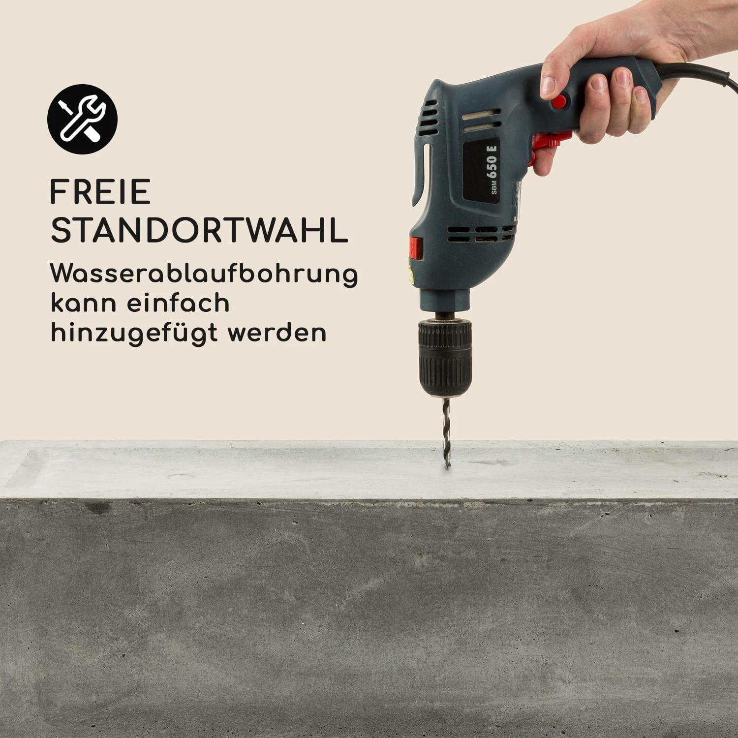 Solidflor Pflanztopf 75 X 20 X 20 Cm Fiberglas In-/Outdoor Hellgrau 6 Solidflor Pflanztopf 75 X 20 X 20 Cm Fiberglas In-/Outdoor Hellgrau – Bild 6