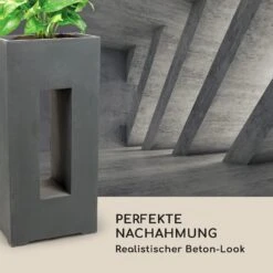 Airflor Pflanztopf 45 X 100 X 27 Cm Fiberglas In-/Outdoor Dunkelgrau -Gartenmöbel 10032502 de 0008 logo