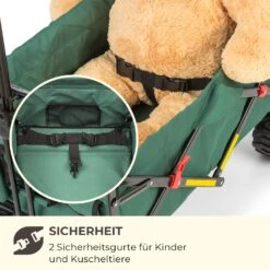 Easy Rider Bollerwagen Bis 70kg Teleskopstange Zusammenklappbar Grün -Gartenmöbel 10032543 de 0009 logo