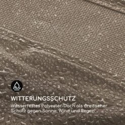 Senator Lounge Gartenliege 188x208x205cm Sonnendach Polyester Stahl -Gartenmöbel 10032569 de 0006 logo