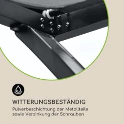 Palazzo Pavillon 4x3m Faltdach Polyester Aluminium Schwarz / Grau -Gartenmöbel 10032577 de 0005 logo