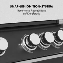 Highgrade 4 IB Gasgrill 6 Brenner 19,8 KW 71x46cm Grill Edelstahl -Gartenmöbel 10032580 de 0004 logo