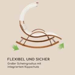 Mauritius Schwingliege Mit Dach ComfortMesh 180kg Max.wetterfest Creme -Gartenmöbel 10032587 de 0003 logo