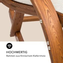 Mauritius Schwingliege Mit Dach ComfortMesh 180kg Max.wetterfest Creme -Gartenmöbel 10032587 de 0006 logo