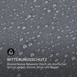 Pantheon Roof 3x4m Ersatzdach | Zubehör | 180 G/m² Polyester | Grau -Gartenmöbel 10032658 de 0003 logo