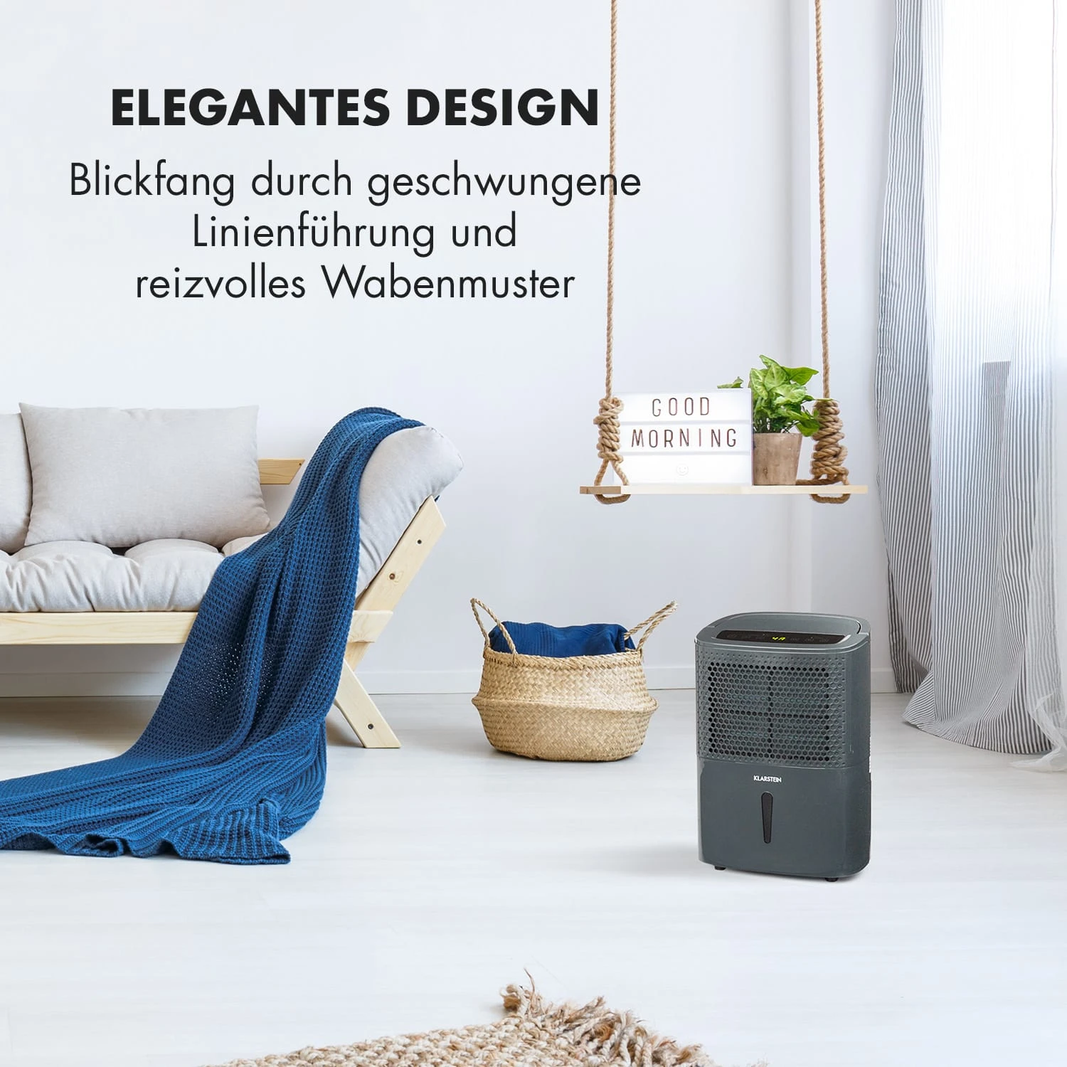 DryFy 10 Luftentfeuchter Dehumidifier 240W 10l/d 100m³/h 15-20m² 2 DryFy 10 Luftentfeuchter Dehumidifier 240W 10l/d 100m³/h 15-20m² – Bild 2