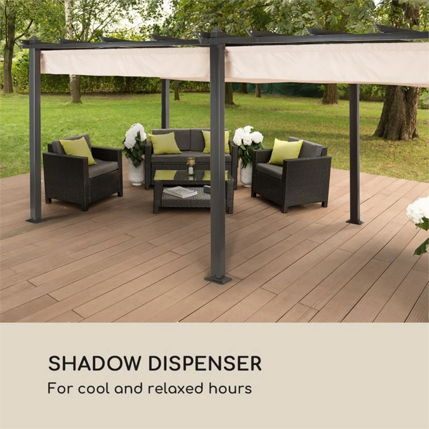 Pantheon Roof Ersatzdach 3 X 6 M Beige – Bild 2