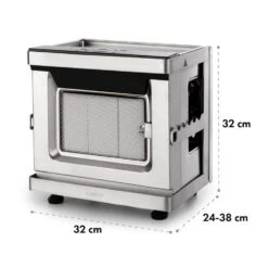 Crossfire Vertikaler Gasgrill 800°C Infrarot-Brenner 12.000 BTU Silber 21 Crossfire Vertikaler Gasgrill 800°C Infrarot-Brenner 12.000 BTU Silber -Gartenmöbel 10033288 yy 0011 logo Klarstein Crossfire Vertikaler Gasgrill silber reedit