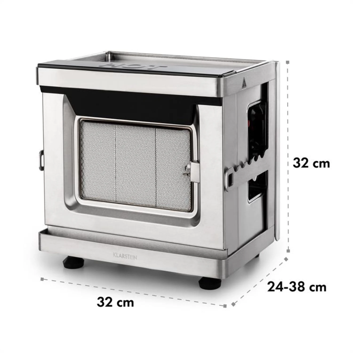 Crossfire Vertikaler Gasgrill 800°C Infrarot-Brenner 12.000 BTU Silber 11 Crossfire Vertikaler Gasgrill 800°C Infrarot-Brenner 12.000 BTU Silber – Bild 11