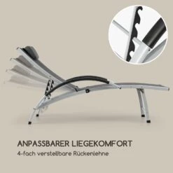 Sun Valley Sonnenliege Zusammenklappbar Kopfkissen Grau 11 Sun Valley Sonnenliege Zusammenklappbar Kopfkissen Grau -Gartenmöbel 10033308 de 0003 logo