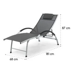 Sun Valley Sonnenliege Zusammenklappbar Kopfkissen Grau 17 Sun Valley Sonnenliege Zusammenklappbar Kopfkissen Grau -Gartenmöbel 10033308 yy 0009 logo