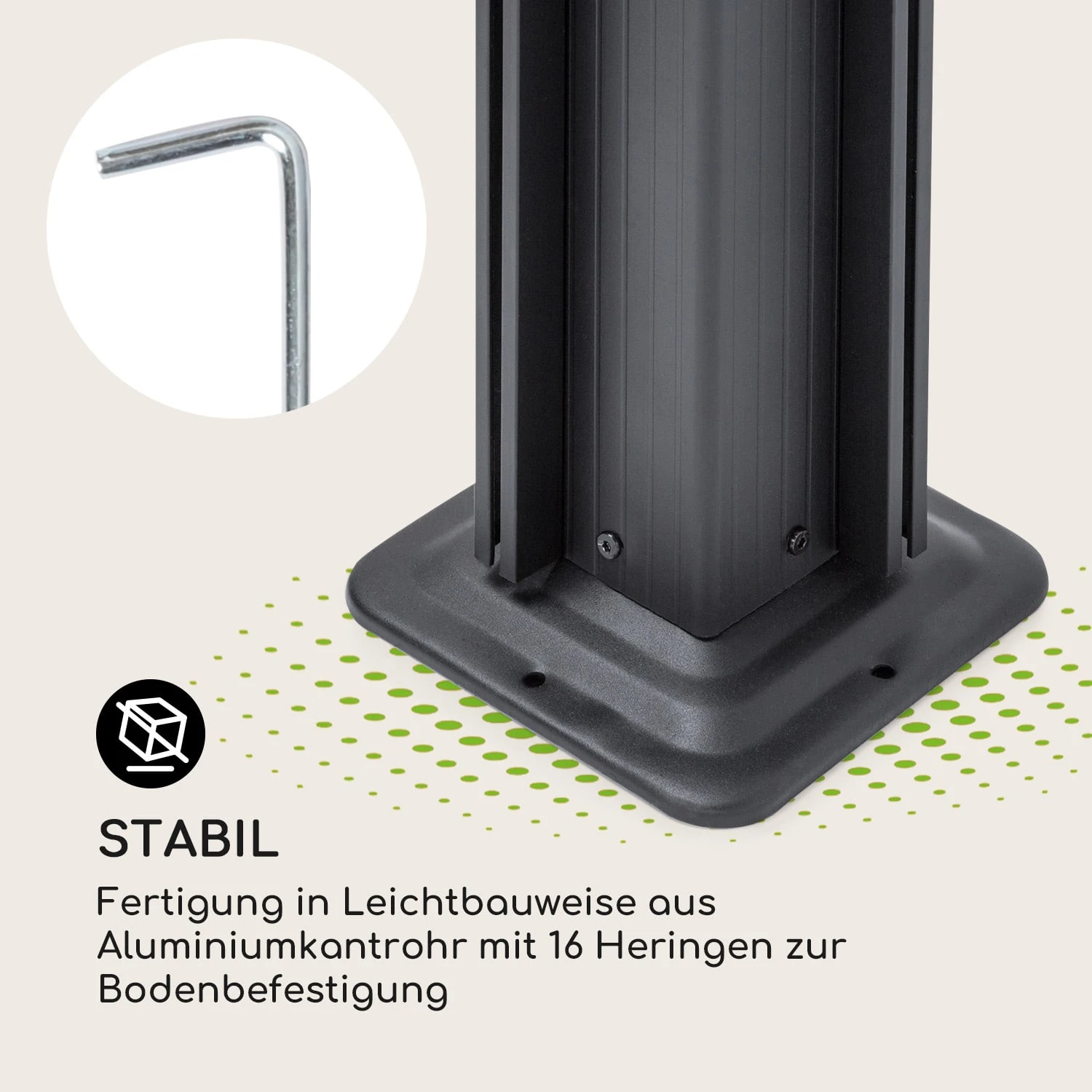 Pantheon Cortina Pavillon Mit Dach 3x4m 4 Seitenteile Beige 6 Pantheon Cortina Pavillon Mit Dach 3x4m 4 Seitenteile Beige – Bild 6