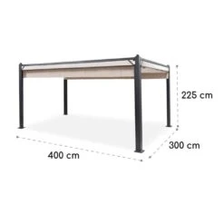 Pantheon Cortina Pavillon Mit Dach 3x4m 4 Seitenteile Beige 17 Pantheon Cortina Pavillon Mit Dach 3x4m 4 Seitenteile Beige -Gartenmöbel 10033318 yy 0009 logo Blumfeldt Pantheon Cortina Pavillon 3x4m beige