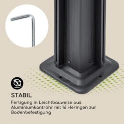 Pantheon Cortina Pavillon Mit Dach 3x6m 4 Seitenteile Grau -Gartenmöbel 10033321 de 0006 logo