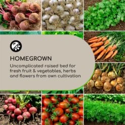 Mammutgrow Hochbeet 76 X 65 X 37 Cm UV- Und Frostschutz Anthrazit -Gartenmöbel 10033360 yy 0003 logo Blumfeldt Mammutgrow Hochbeet anthrazit