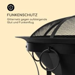 Pentos 2-in-1-Feuerschale Ø73cm Funkenschutz Ø60cm Grill Gusseisen -Gartenmöbel 10033380 de 0007 logo
