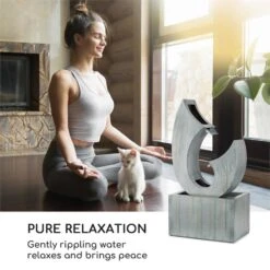 Gartenmöbel -Gartenmöbel 10033430 yy 0002 logo Blumfeldt Trumpet Flow Gartenbrunnen