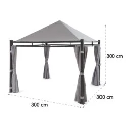 Pantheon Illumina Pavillon Mit Dach Polycarbonat Aluminium Schwarz 17 Pantheon Illumina Pavillon Mit Dach Polycarbonat Aluminium Schwarz -Gartenmöbel 10033458 yy 0009 logo Blumfeldt Pantheon Illumina Pavillon schwarz