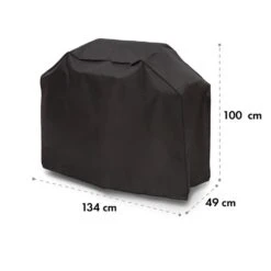 Gazooka 3.0T Wetterschutzhaube 600D Canvas 30/70% PE/PVC Schwarz -Gartenmöbel 10033536 yy 0006 logo Klarstein Gazooka 3 0T Wetterschutzhaube schwarz