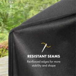 Hot & Hot Wetterschutzhaube 600D Canvas 30/70% PE/PVC Schwarz -Gartenmöbel 10033537 yy 0004 logo Klarstein Hot and Hot Wetterschutzhaube schwarz