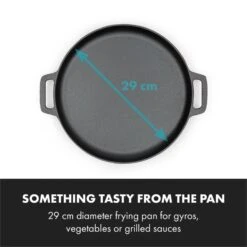 Tomahawk 3.1 S Brat & Back-Set Pfanne Pizzastein Ø29 Cm -Gartenmöbel 10033568 yy 0004 logo Klarstein Tomahawk Brat and Back Set