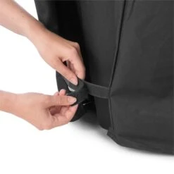 Tomahawk 3.1 S Wetterschutzhaube 300D Canvas 30/70% PE/PVC Schwarz -Gartenmöbel 10033569 yy 0004 detail Klarstein Tomahawk S Wetterschutzhaube schwarz