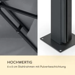 Grandezza Cortina Gartenpavillon 3x4m 4 Seitenteile Dunkelgrau -Gartenmöbel 10033607 de 0004 logo