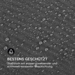 Grandezza Cortina Gartenpavillon 3x4m 4 Seitenteile Dunkelgrau -Gartenmöbel 10033607 de 0005 logo