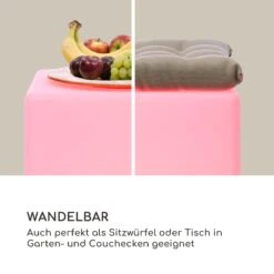 Shinecube XL Leuchtwürfel 40x40x40cm 16 Farben-LED 4 Licht-Modi Weiß -Gartenmöbel 10033732 de 0005 logo