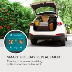 Greenkeeper Solar Bewässerungssystem Solarpanel 1.500 MAh 40 Pflanzen -Gartenmöbel 10034626 yy 0006 logo Blumfeldt Greenkeeper Solar Bewaesserungssystem