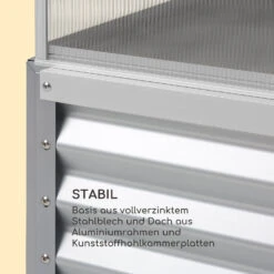 High Grow Advanced Hochbeet Mit Dach 120x95x100cm 540l Stahl Verzinkt -Gartenmöbel 10034687 de 0004 logo