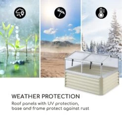 High Grow Advanced Hochbeet Mit Dach 120x95x100cm 540l Stahl Verzinkt -Gartenmöbel 10034689 uk 0005 logo
