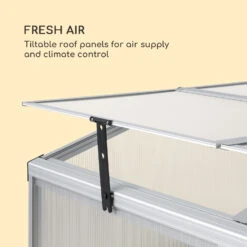 High Grow Advanced Hochbeet Mit Dach 120x95x100cm 540l Stahl Verzinkt -Gartenmöbel 10034689 uk 0006 logo