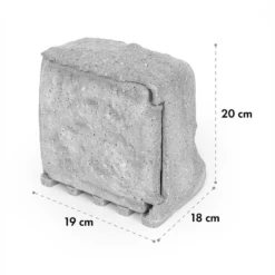 Power Rock Twilight 5 4-fach-Gartensteckdose IP44 Dämmerlichtsensor 5m -Gartenmöbel 10034693 yy 0007 logo Waldbeck Power Rock Twilight Gartensteckdose