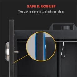 Flintstone Räucherofen 1600W Thermometer Edelstahl Elektrisch -Gartenmöbel 10034702 yy 0004 logo Klarstein NES C16