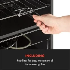 Flintstone Räucherofen 1600W Thermometer Edelstahl Elektrisch -Gartenmöbel 10034702 yy 0007 logo Klarstein NES C16