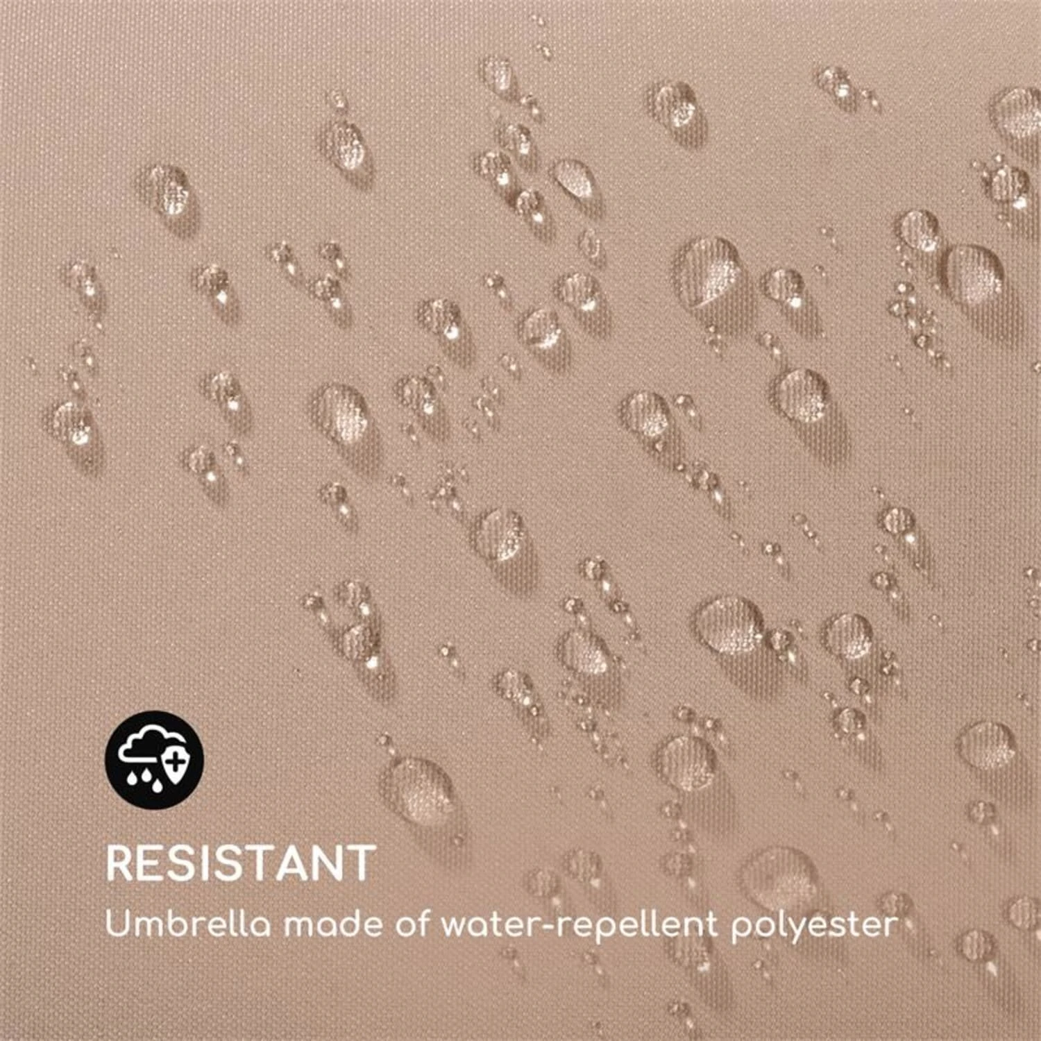 Flex-Shade L Sonnenschirm 130 X 180 Cm Polyester UV 50 Taupe 3 Flex-Shade L Sonnenschirm 130 X 180 Cm Polyester UV 50 Taupe – Bild 3