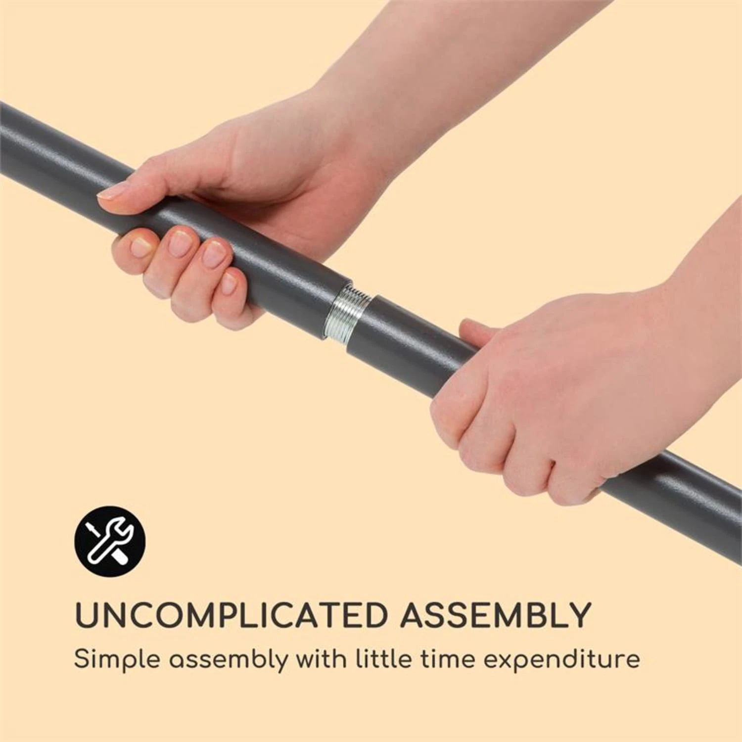 Flex-Shade L Sonnenschirm 130 X 180 Cm Polyester UV 50 Taupe 6 Flex-Shade L Sonnenschirm 130 X 180 Cm Polyester UV 50 Taupe – Bild 6