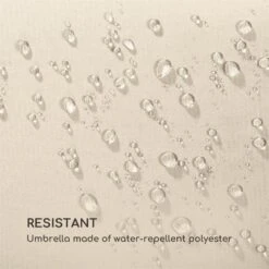 Twin Peaks Sonnenschirm Sonnenschutz 456 X 245 X 268 Cm Polyester -Gartenmöbel 10034740 yy 0006 logo Blumfeldt Twin Peaks Sonnenschirm creme