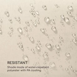 Belo Horizonte Sonnenschirm Sonnenschutz Ø 292cm Polyester Wasserabweisend Inkl. Standbasis Creme -Gartenmöbel 10034743 yy 0007 logo blumfeldt Belo Horizonte Sonnenschirm creme