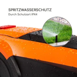 Garden Hero Rasenmähroboter 5,2 Ah Akkubetrieb Bis 1.200 M² Orange -Gartenmöbel 10034749 de 0004 logo