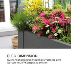 Highgrow Deluxe Hochbeet 100 X 76 X 100 Cm Verzinkter Stahl -Gartenmöbel 10034751 de 0006 logo