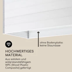 Nova Grow Gartenbeet 195 X 91 X 100 Cm WPC Holzoptik Weiß -Gartenmöbel 10034752 de 0004 logo